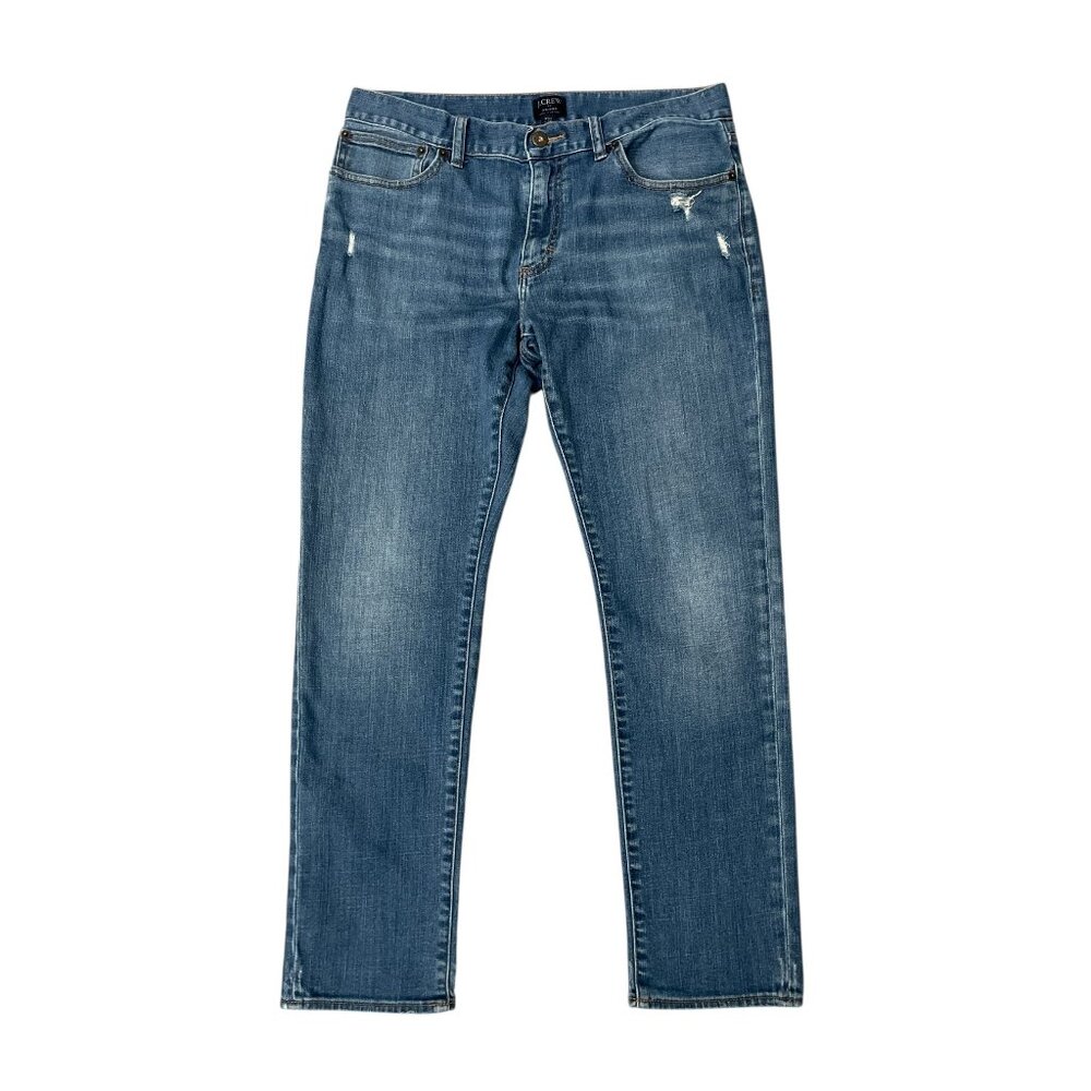 J.Crew Men’s The Driggs Straight Leg Denim Jeans Size 32x30 (Altered to 28”L)